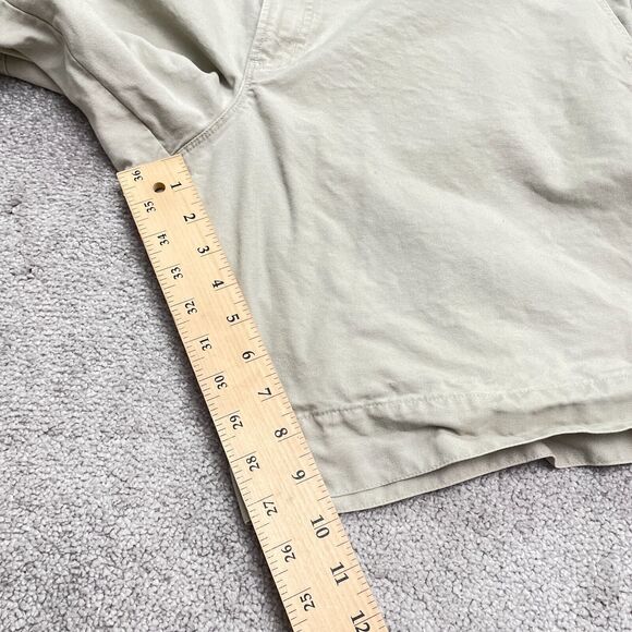 Columbia ROC Chino Shorts Mens 38 Beige Snap Button Flat Front Outdoor 37x10 - Picture 8 of 16